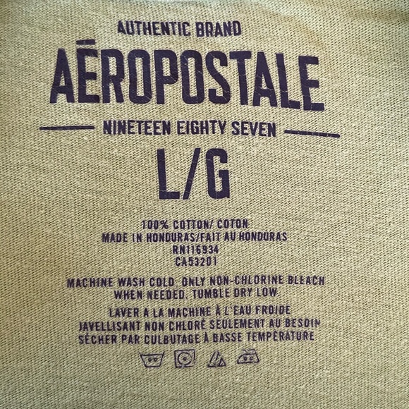 *2 FOR $12* Men’s Size L Aeropostale Tee - Picture 4 of 5